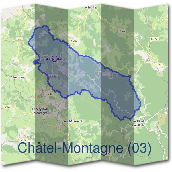 Mairie de Châtel-Montagne (03)