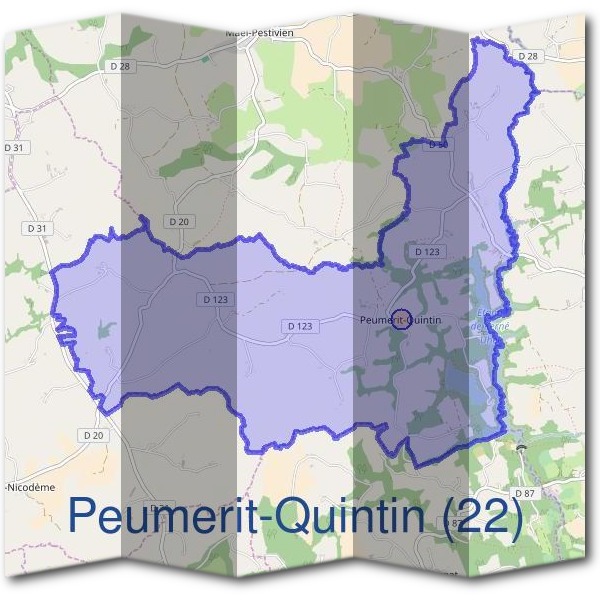 Mairie de Peumerit-Quintin (22)