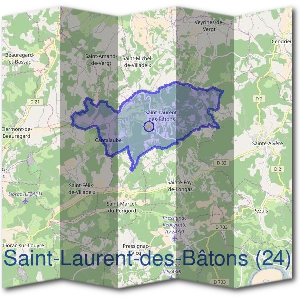 Mairie de Saint-Laurent-des-Bâtons (24)