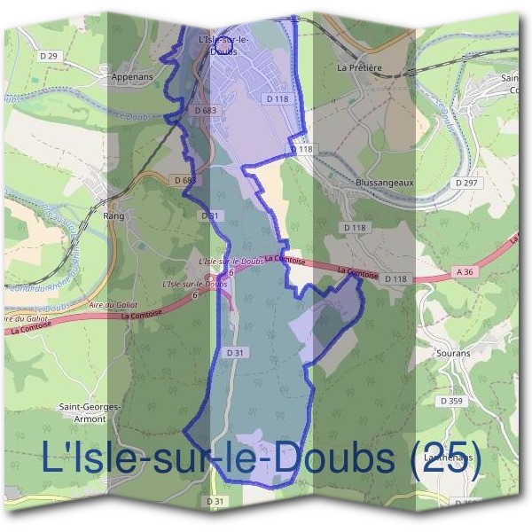 Mairie de L'Isle-sur-le-Doubs (25)