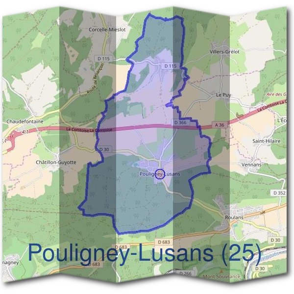 Mairie de Pouligney-Lusans (25)