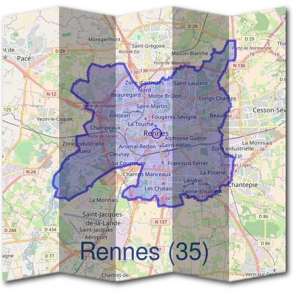 Mairie de Rennes (35)