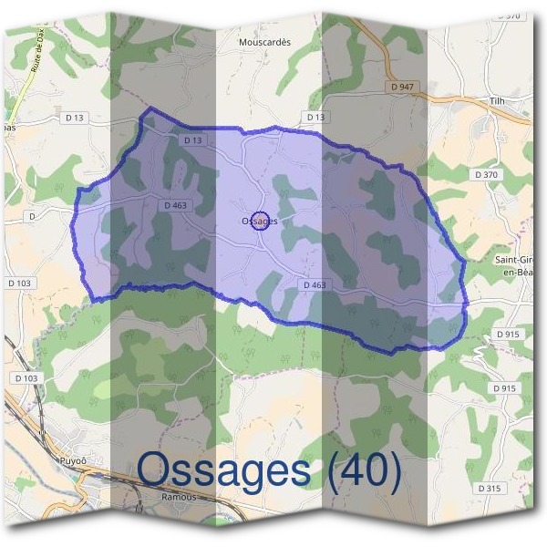 Mairie d'Ossages (40)