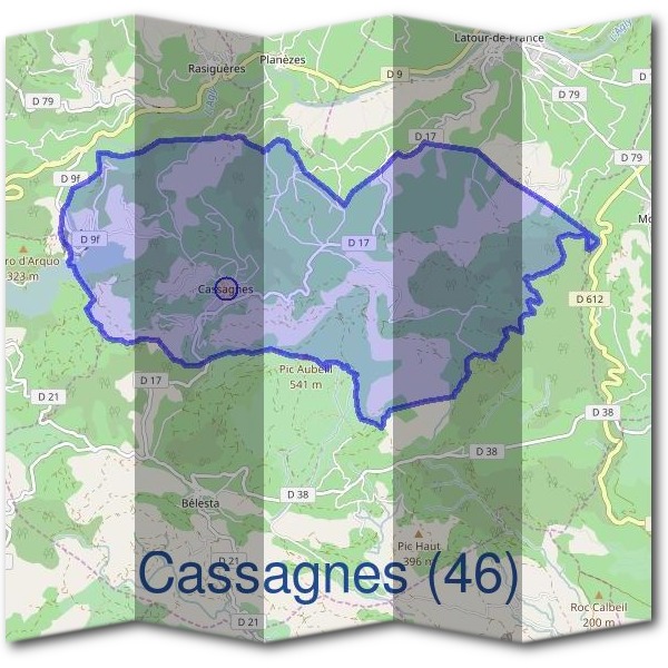 Mairie de Cassagnes (46)