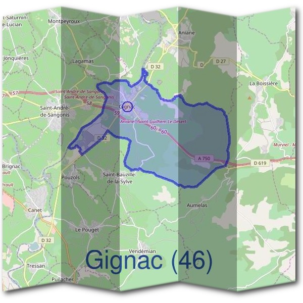 Mairie de Gignac (46)