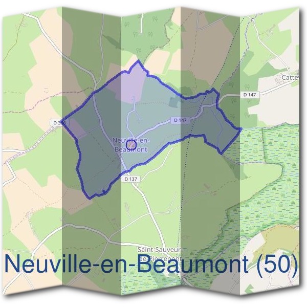 Mairie de Neuville-en-Beaumont (50)