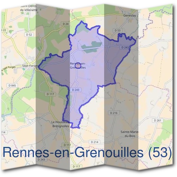 Mairie de Rennes-en-Grenouilles (53)