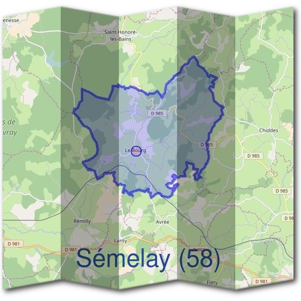 Mairie de Sémelay (58)