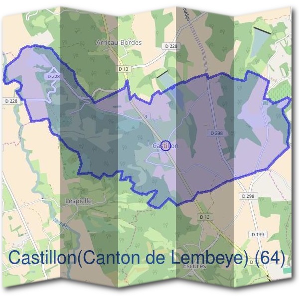 Mairie de Castillon(Canton de Lembeye) (64)