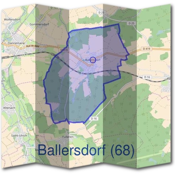 Mairie de Ballersdorf (68)