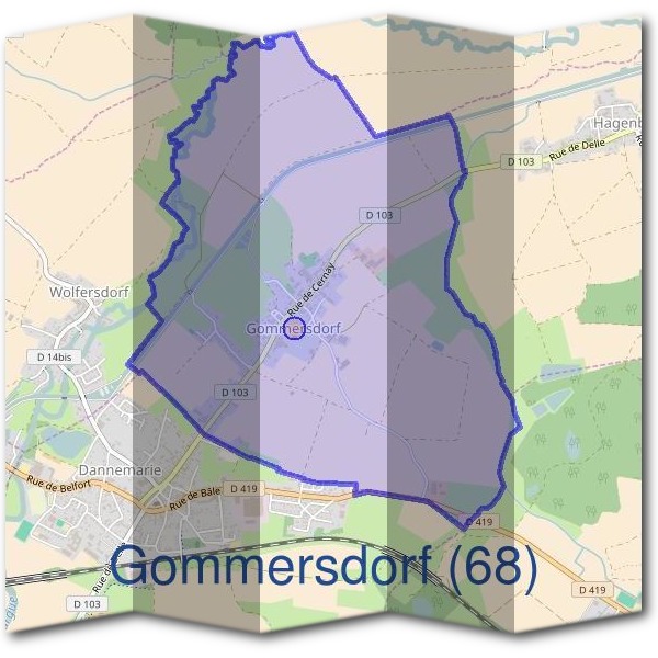 Mairie de Gommersdorf (68)