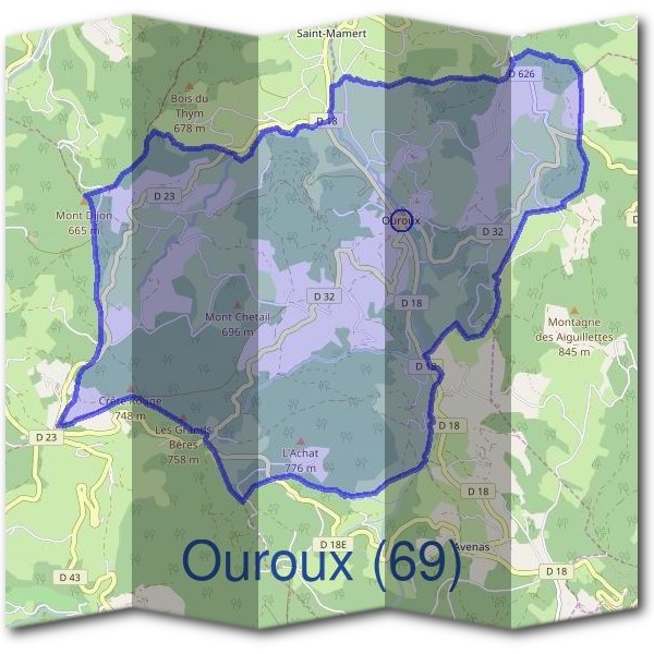 Mairie d'Ouroux (69)