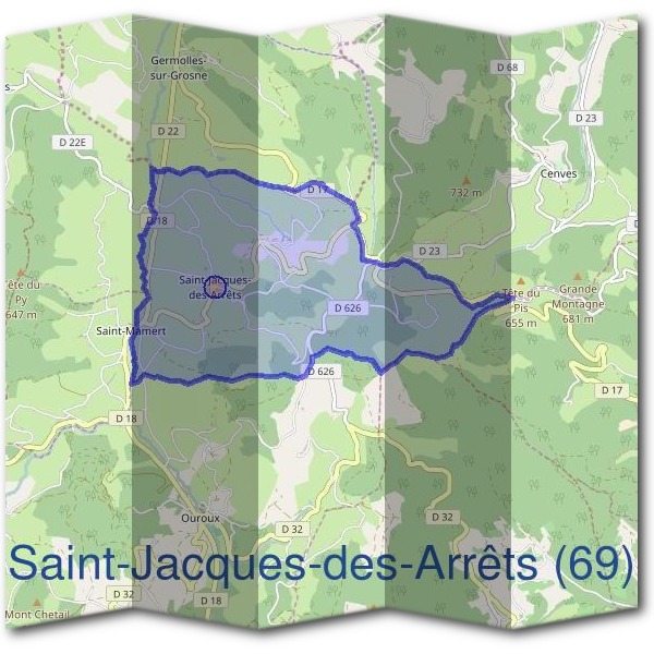 Mairie de Saint-Jacques-des-Arrêts (69)
