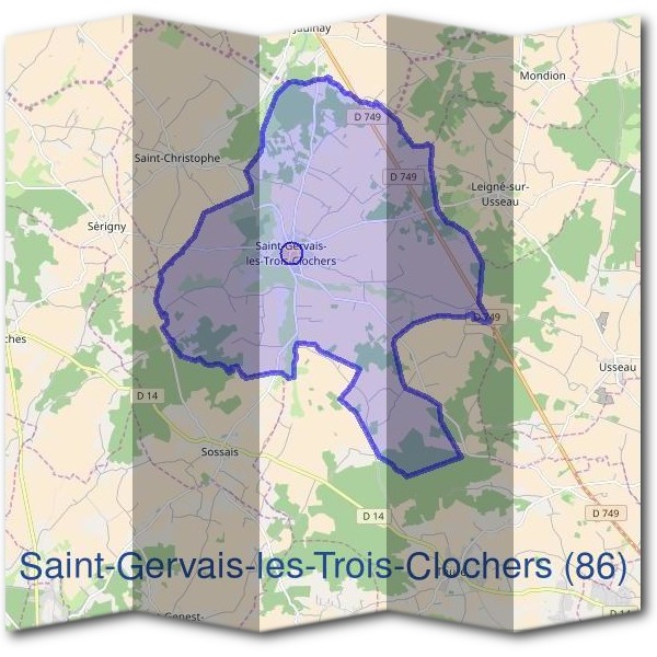 Mairie de Saint-Gervais-les-Trois-Clochers (86)