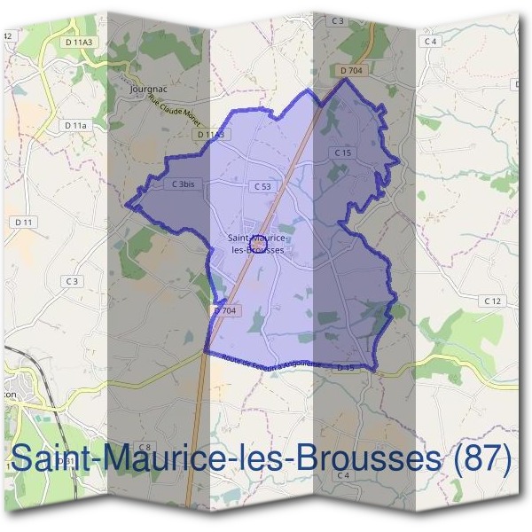 Mairie de Saint-Maurice-les-Brousses (87)