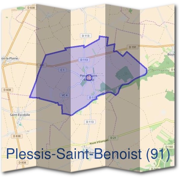 Mairie de Plessis-Saint-Benoist (91)