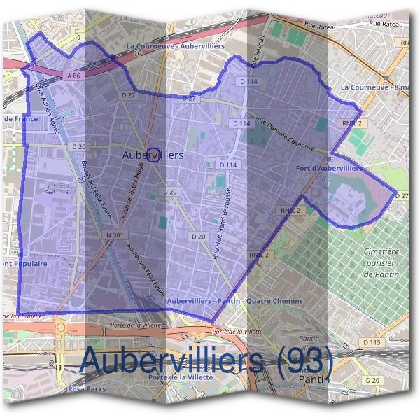 Mairie d'Aubervilliers (93)