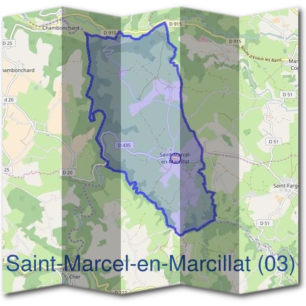 Mairie de Saint-Marcel-en-Marcillat (03)