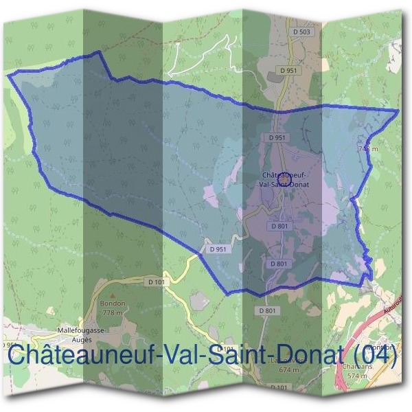 Mairie de Châteauneuf-Val-Saint-Donat (04)