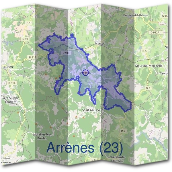 Mairie d'Arrènes (23)