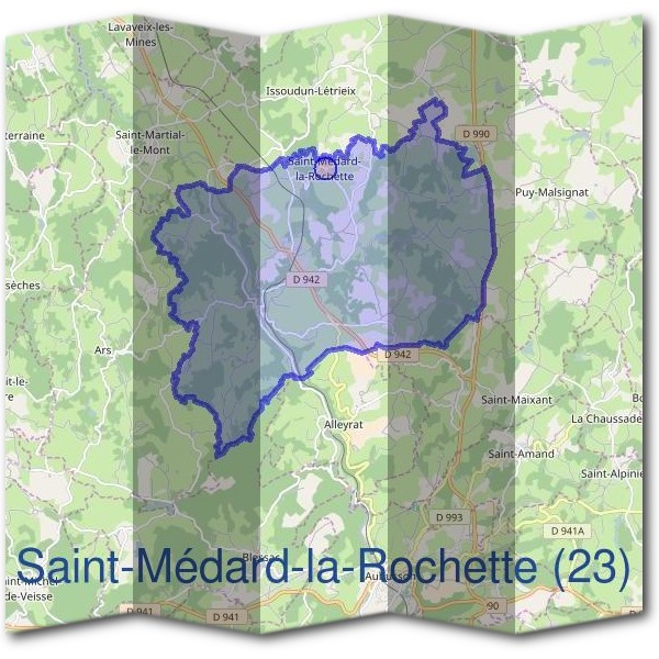 Mairie de Saint-Médard-la-Rochette (23)