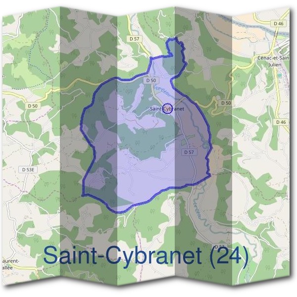 Mairie de Saint-Cybranet (24)