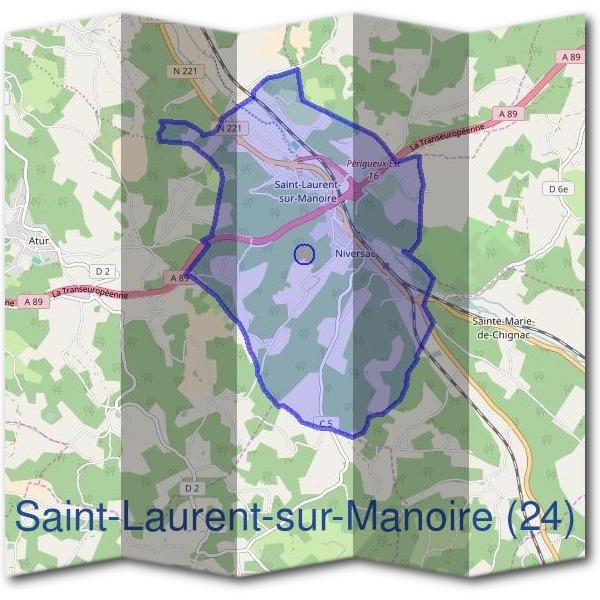 Mairie de Saint-Laurent-sur-Manoire (24)