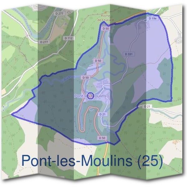 Mairie de Pont-les-Moulins (25)
