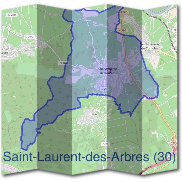 Mairie de Saint-Laurent-des-Arbres (30)