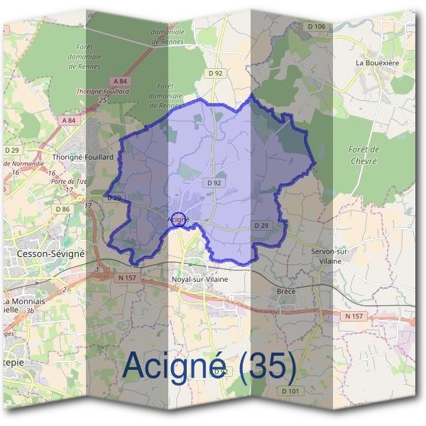 Mairie d'Acigné (35)