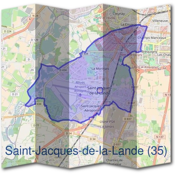Mairie de Saint-Jacques-de-la-Lande (35)