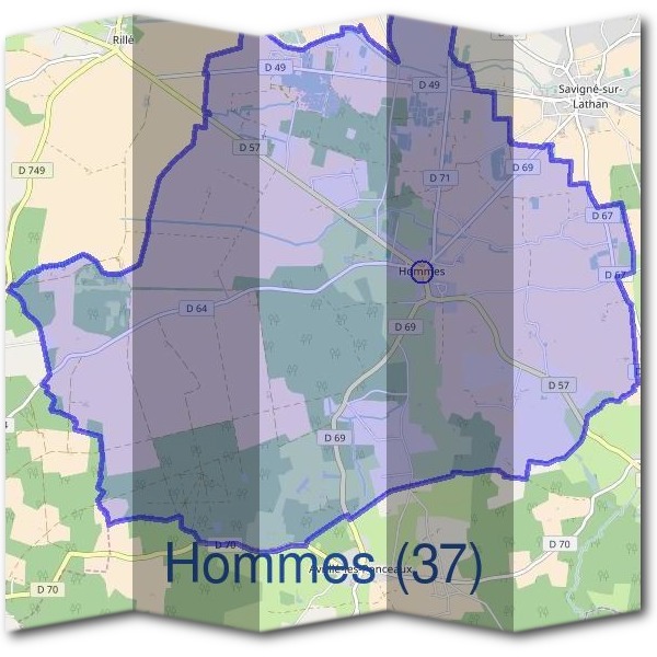 Mairie d'Hommes (37)
