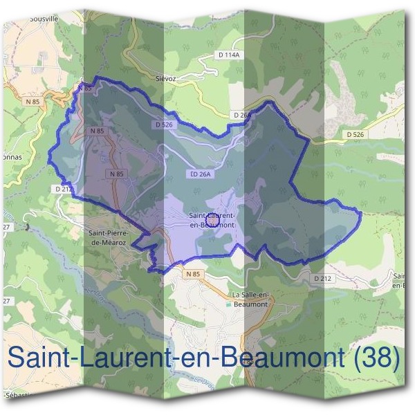 Mairie de Saint-Laurent-en-Beaumont (38)