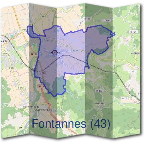 Mairie de Fontannes (43)