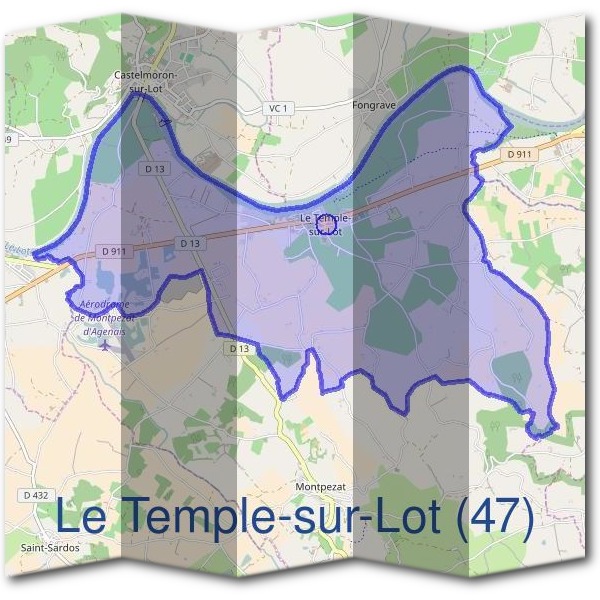 Mairie du Temple-sur-Lot (47)