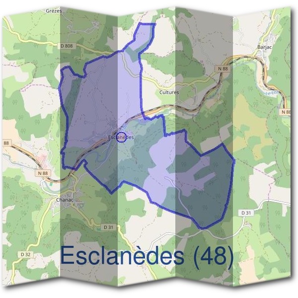 Mairie d'Esclanèdes (48)