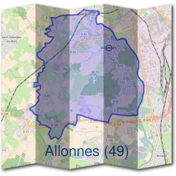 Mairie d'Allonnes (49)