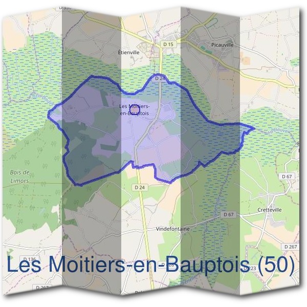 Mairie des Moitiers-en-Bauptois (50)