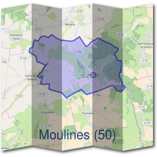 Mairie de Moulines (50)