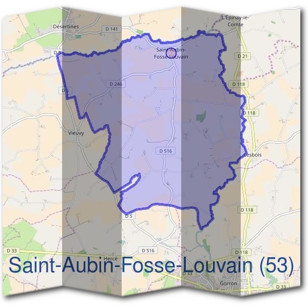 Mairie de Saint-Aubin-Fosse-Louvain (53)