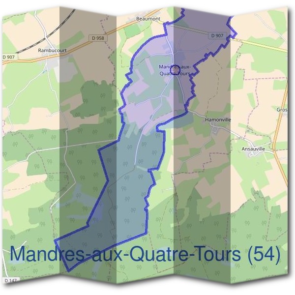 Mairie de Mandres-aux-Quatre-Tours (54)