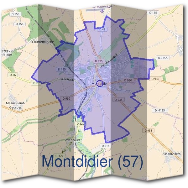 Mairie de Montdidier (57)