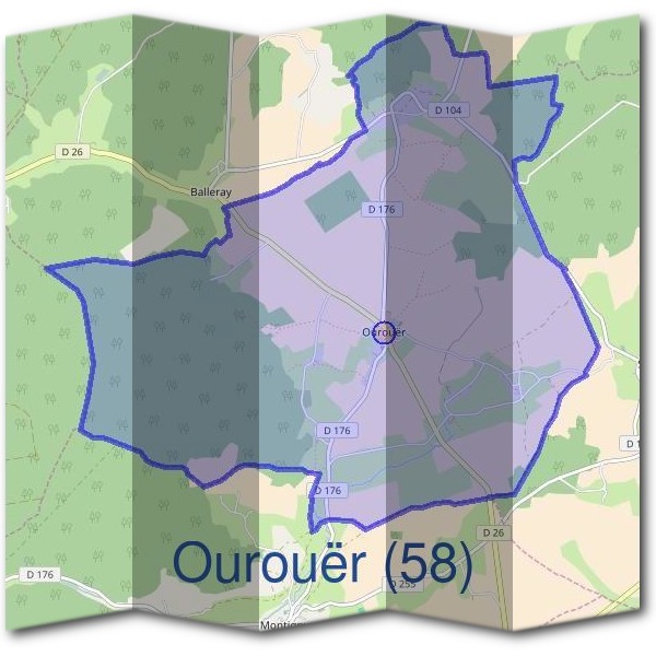 Mairie d'Ourouër (58)