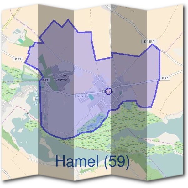 Mairie d'Hamel (59)