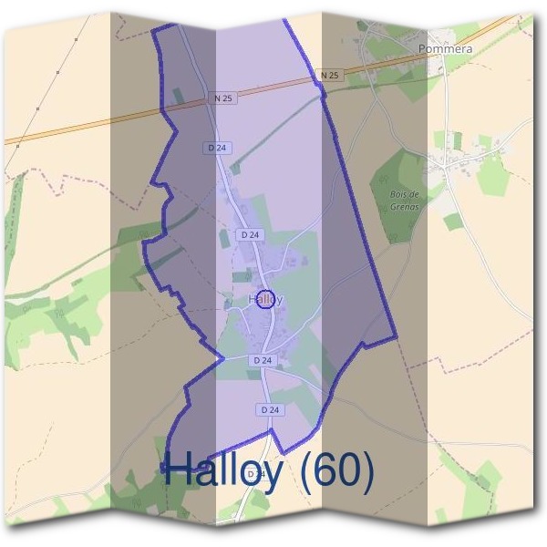 Mairie d'Halloy (60)