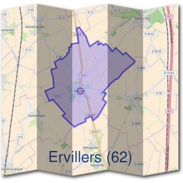 Mairie d'Ervillers (62)