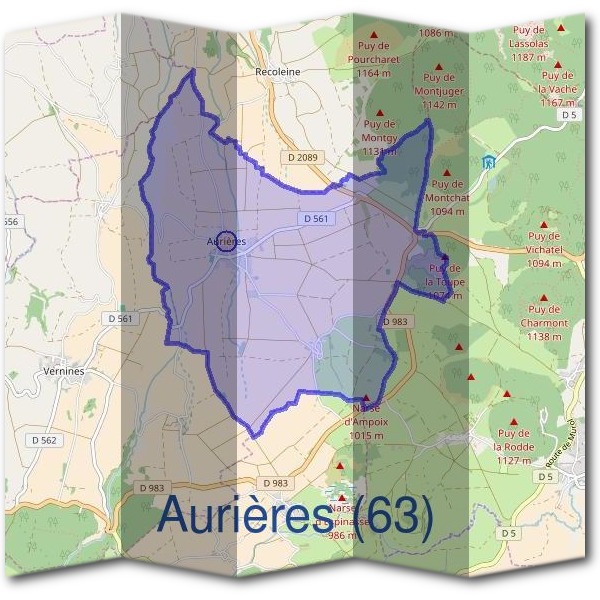 Mairie d'Aurières (63)