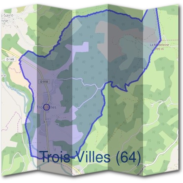 Mairie de Trois-Villes (64)