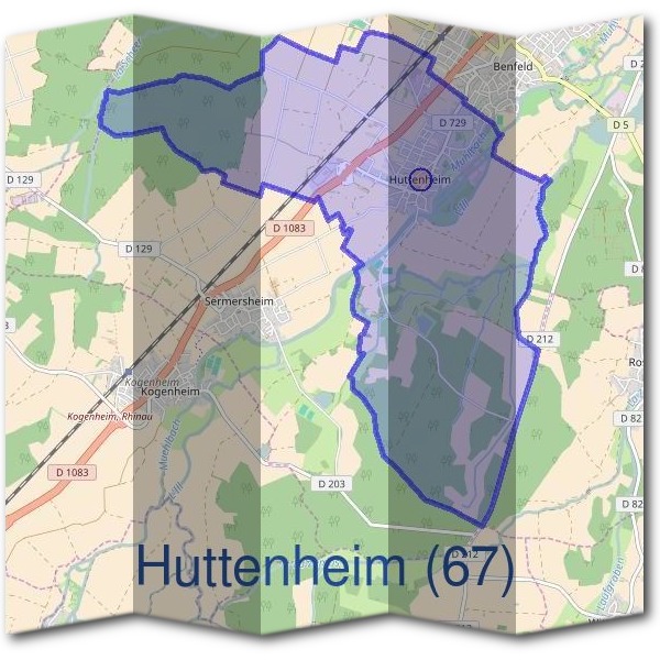 Mairie d'Huttenheim (67)