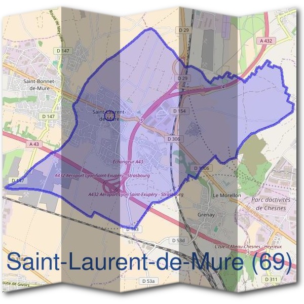 Mairie de Saint-Laurent-de-Mure (69)